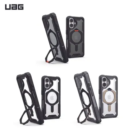 UAG MagSafe iPhone 16 Plus 6.7吋 透明軍規防摔磁吸耐衝擊支架經典保護殼✿80D024
